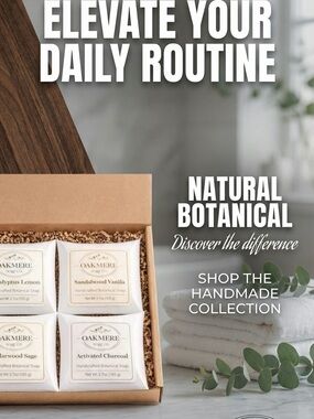 Natural Botanical Soap Gift Set - White